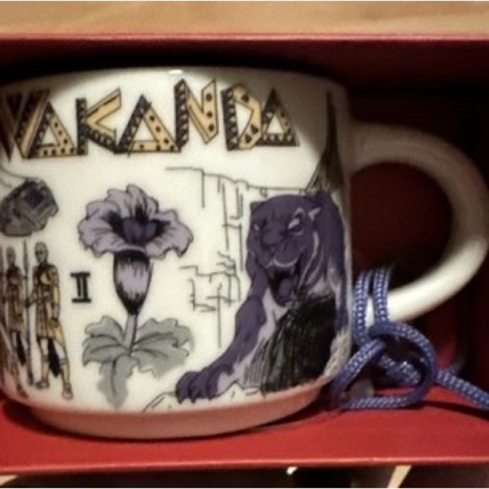 Wakanda Themed Mug Starbucks Been There mini mug